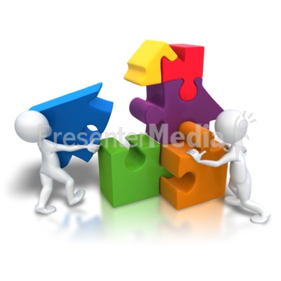 Puzzle Pieces House Teamwork   Education And School   Great Clipart    