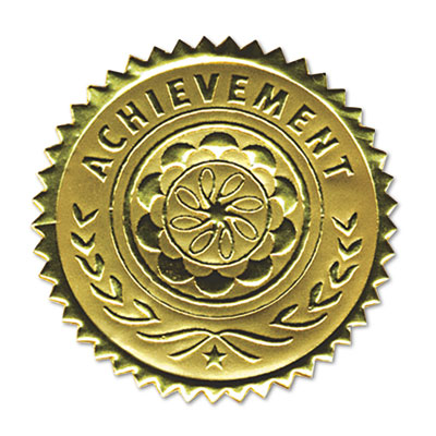 Southworth  Gold Foil Certificate Seals Achievement Embossed Foil