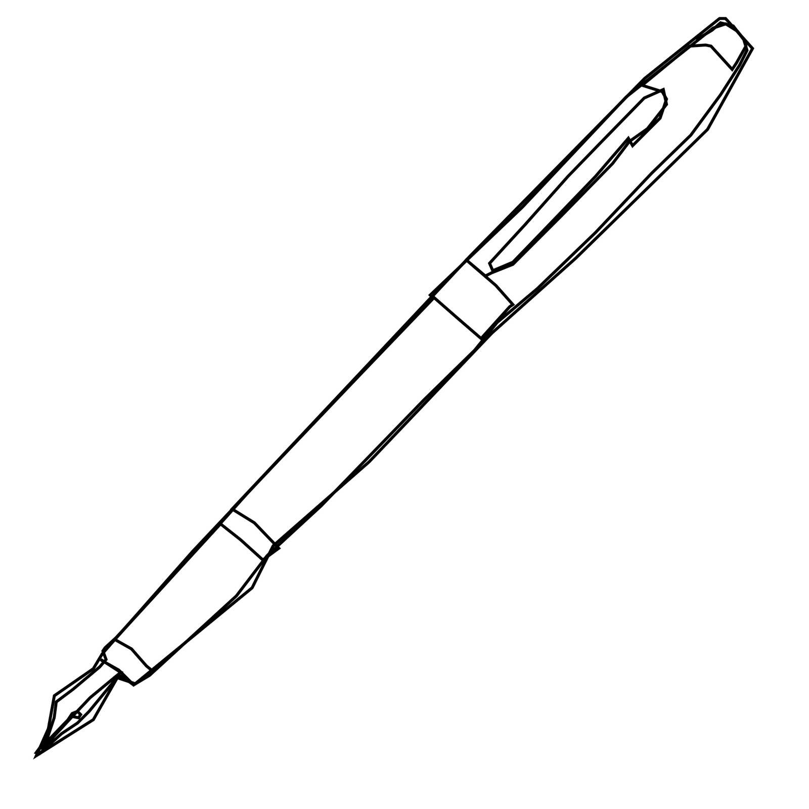 Pen Black And White Clipart   Clipart Panda   Free Clipart Images