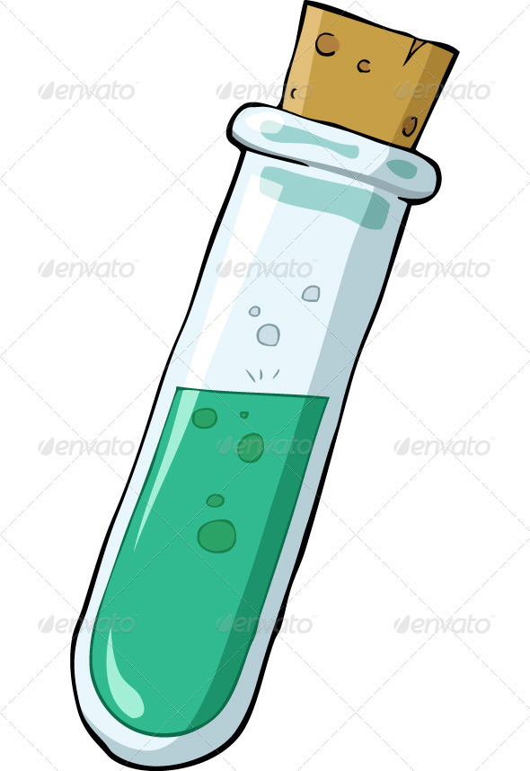 Test Tube  Isolated Object  No Transparency Or Gradients Used  Jpg And