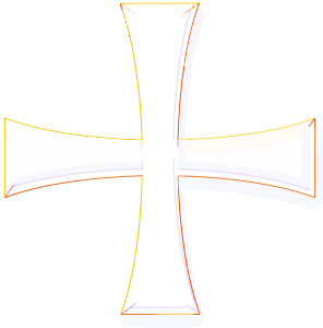 Holy Greek Color Cross Clipart