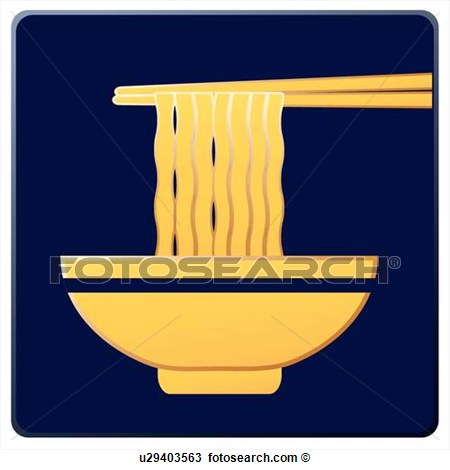 Clipart Of Bowl Icons Noodles Wheat Noodles Instant Noodle Bowls