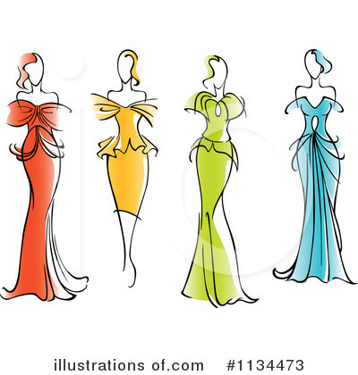 Fashion Clipart  1134473 By Seamartini Graphics   Royalty Free  Rf