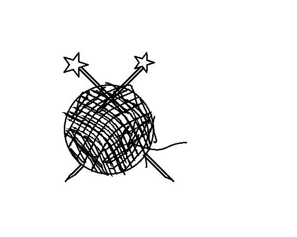 Knitting Needles In A Ball Of Yarn My Clipart   Free Images At Clker