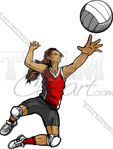 Volleyball Spike Clipart Clipart Image