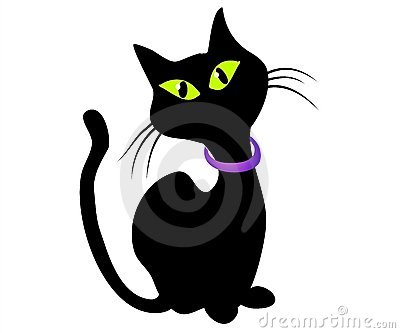 Cat Clipart Black And White   Clipart Panda   Free Clipart Images