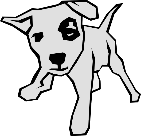 Dog Simple Drawing Clip Art At Clker Com   Vector Clip Art Online