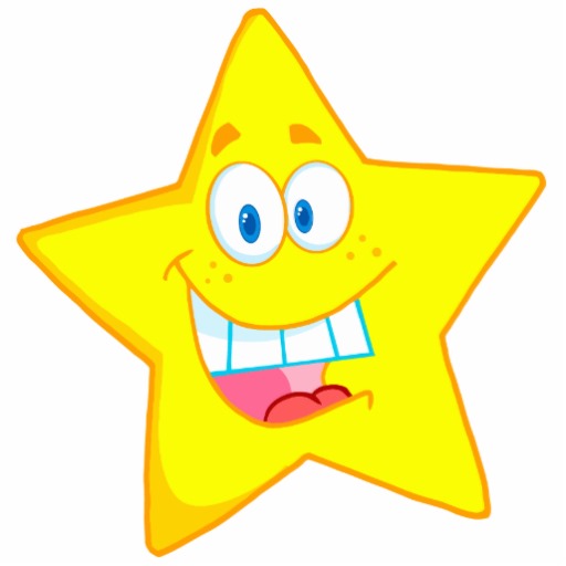 Cute Goofy Star Cartoon Smiley Photo Sculpture   Zazzle