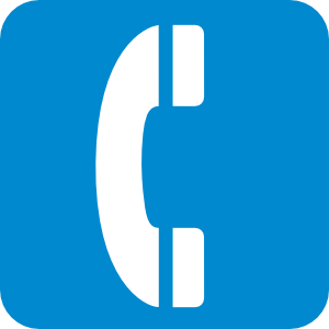 Emergency Telephone Blue Clip Art At Clker Com   Vector Clip Art