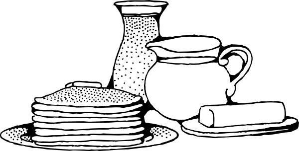 Breakfast With Pancakes Clip Art At Clker Com   Vector Clip Art Online