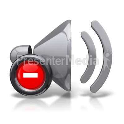 Mute Speaker Icon Presentation Clipart