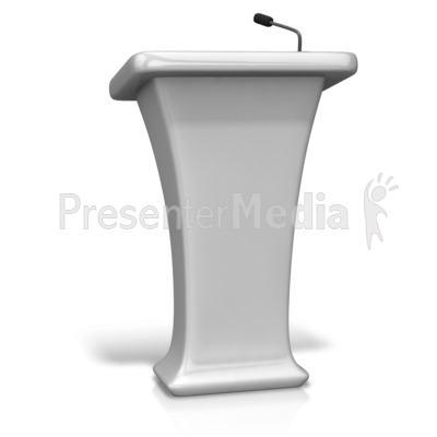 Single Podium Microphone   Presentation Clipart   Great Clipart For