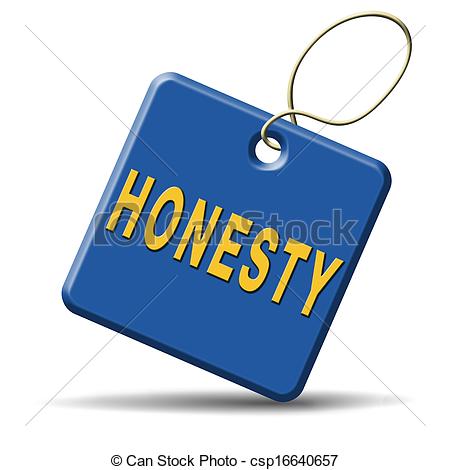Stock Illustrations Of Honesty   Honest Honesty Leads A Long Way Find