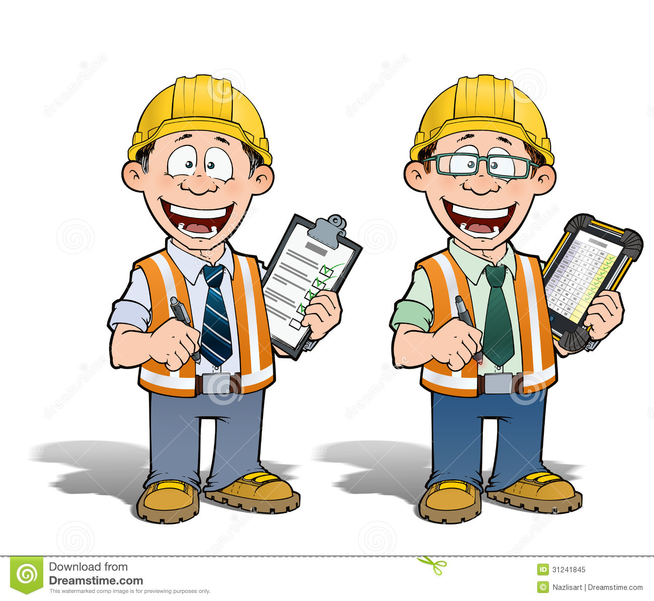 Construction Worker   Project Manager Royalty Free Stock Photo   Image