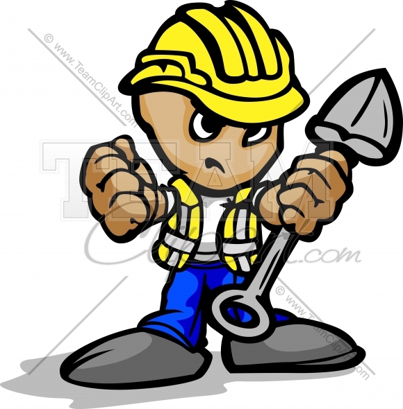 Design 0730 This Cartoon Construction Worker Clipart Image Is The