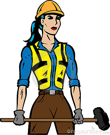Female Construction Worker Clipart Female Construction Worker 18504586