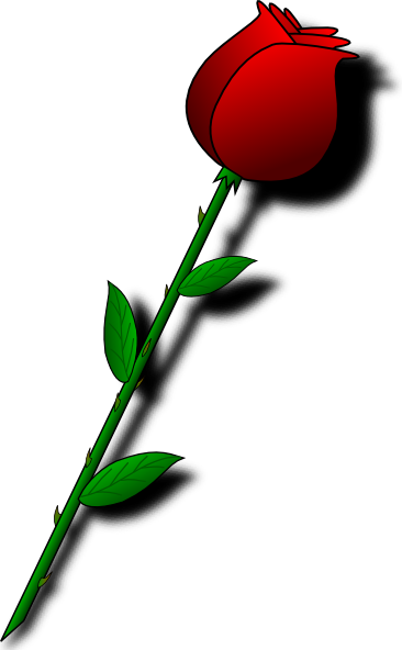 Rose Red Flower Clip Art At Clker Com   Vector Clip Art Online