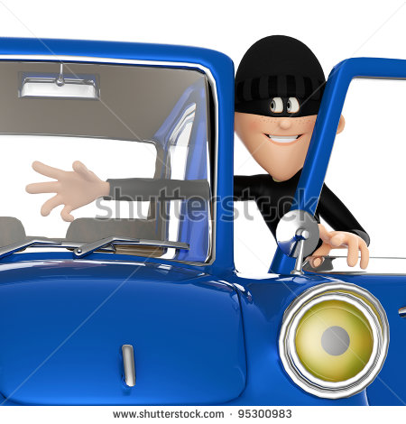Thief Stealing A Car Close Up Stock Photo 95300983   Shutterstock