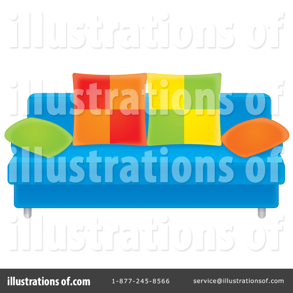 Couch Clipart  1066905   Illustration By Alex Bannykh