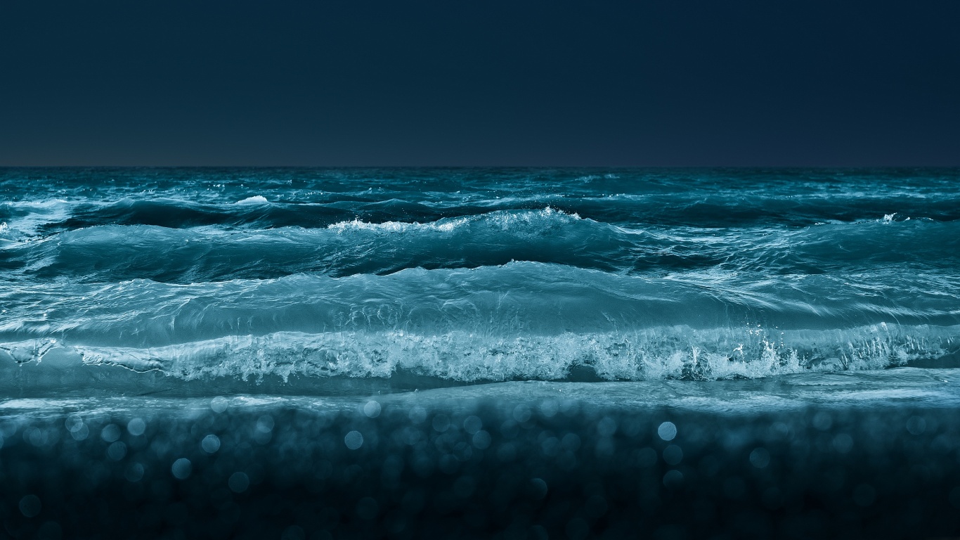 Description  The Wallpaper Above Is Ocean Waves At Night Wallpaper In