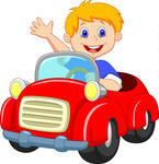 Race Car Illustration Of A Young Girl Driving A Car