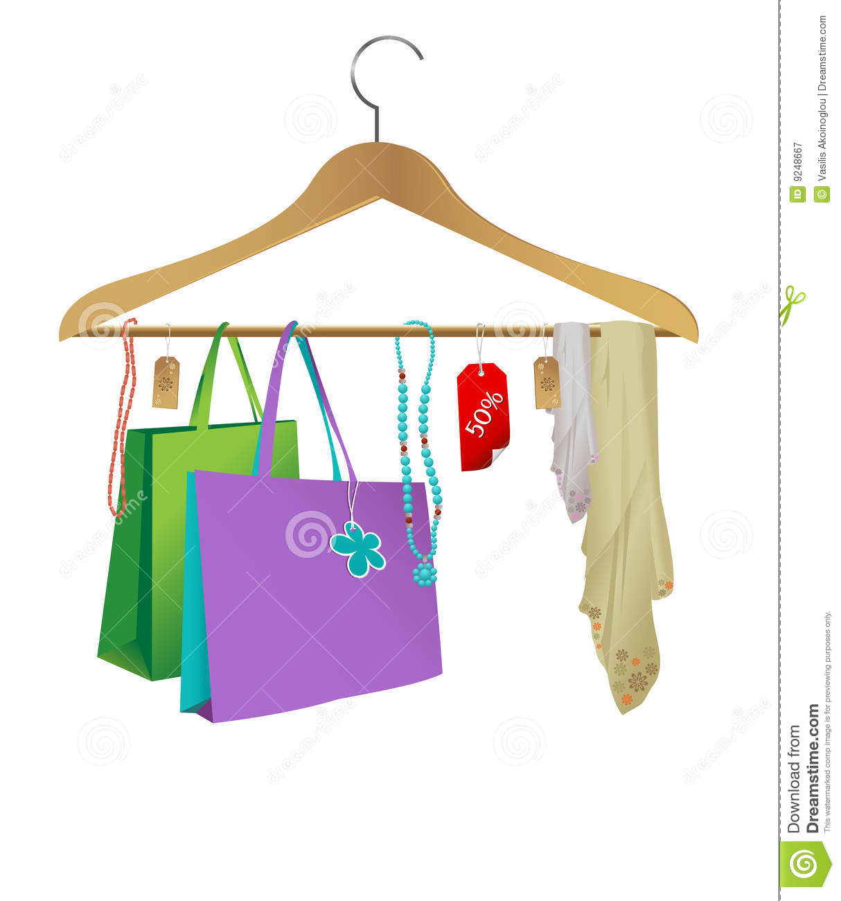 Fashion Cloth Hanger Royalty Free Stock Photography   Image  9248667