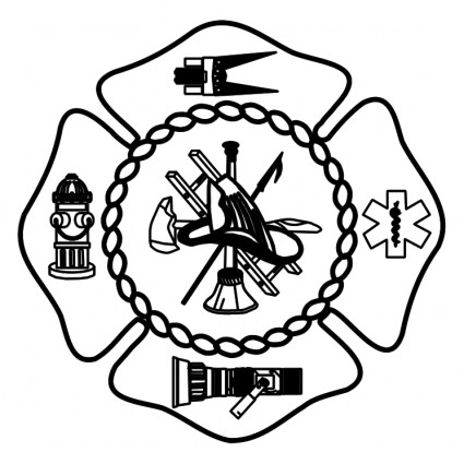 Free Firefighter Badge Vector File   Clipart Best