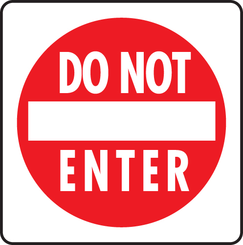 Please Do Not Enter Sign   Clipart Best