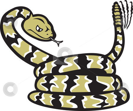 Rattlesnake Clipart Cutcaster Photo 100862843 Rattlesnake Cartoon Jpg
