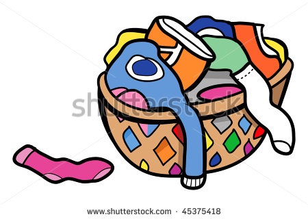 Clothes Basket Clipart   Dealsonclothing Net