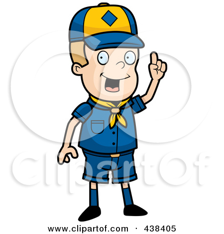 Clipart Illustration Of A Creative Black Boy Scout In Uniform By Cory