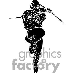 Royalty Free Ninja Clipart 016 Clipart Image Picture Art   384680