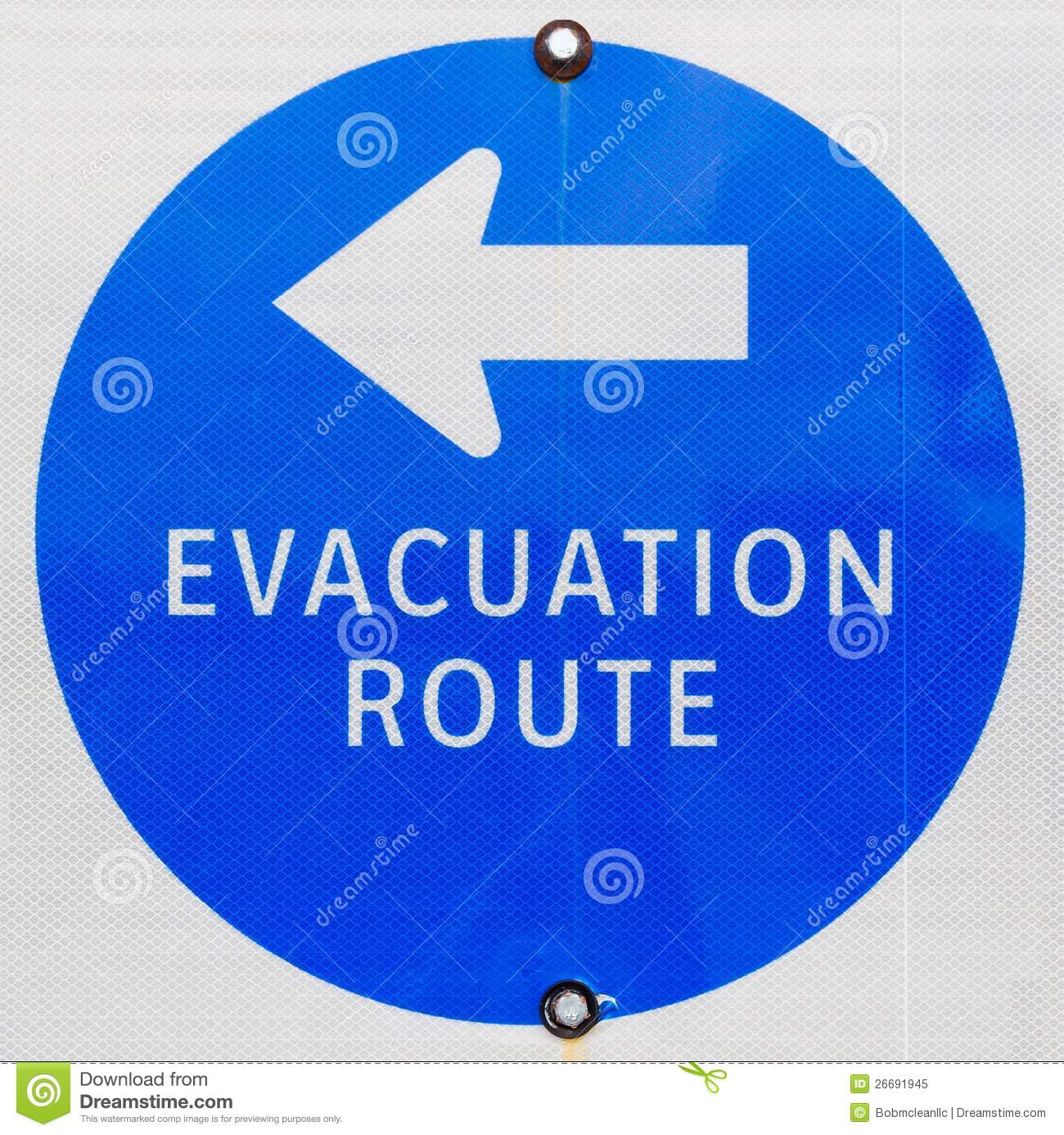 Emergency Evacuation Clipart