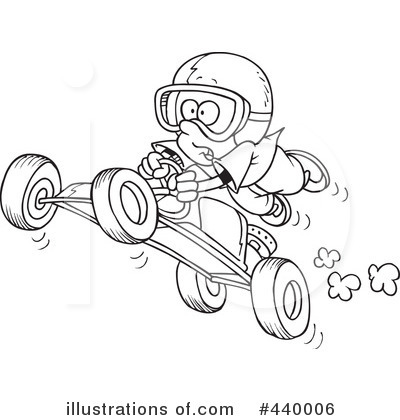 Illustrationsof Com 440006 Royalty Free Go Kart Clipart Illustration
