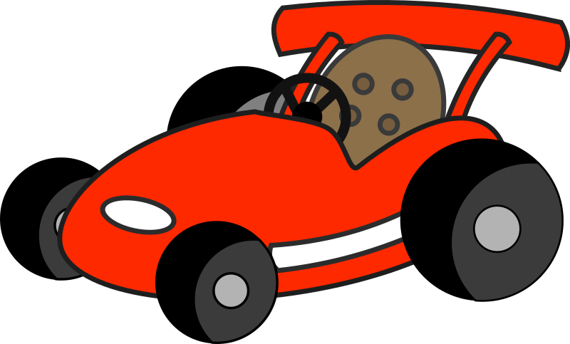 Red Go Kart By Qubodup   A Kart For A Graphic For Supertuxkart