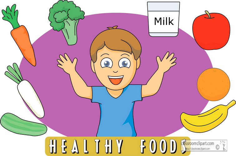 Child Eating Healthy Food Clipart Eating Healthy Food Clipart