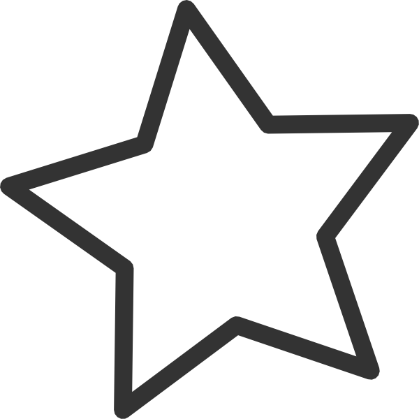 White Star Clip Art At Clker Com   Vector Clip Art Online Royalty
