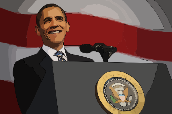 Barack Obama Clip Art At Clker Com   Vector Clip Art Online Royalty