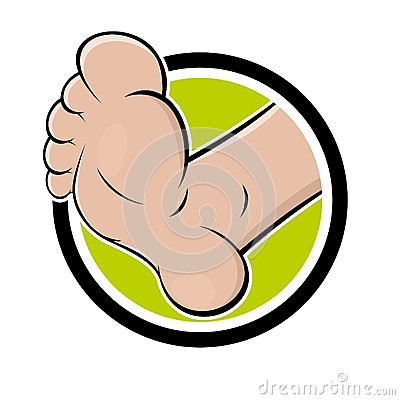Funny Cartoon Foot Stock Images   Image  24778044