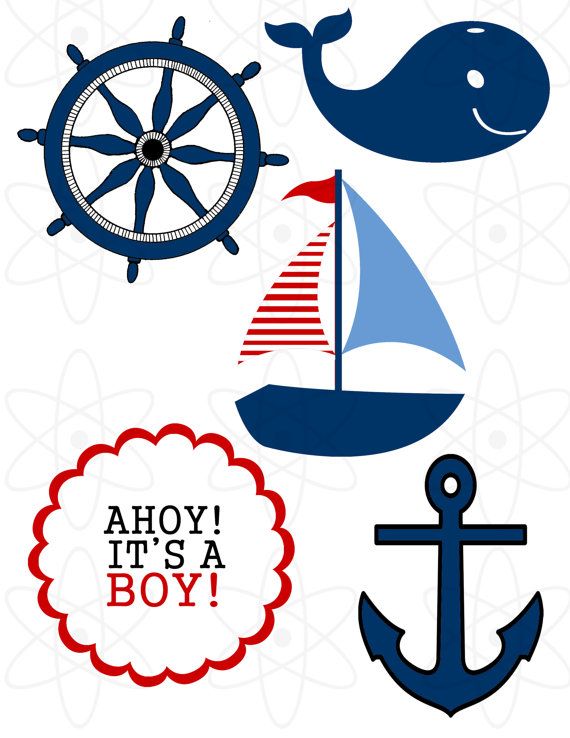 Nautical Theme Baby Shower By Atomdesign On Etsy  6 00