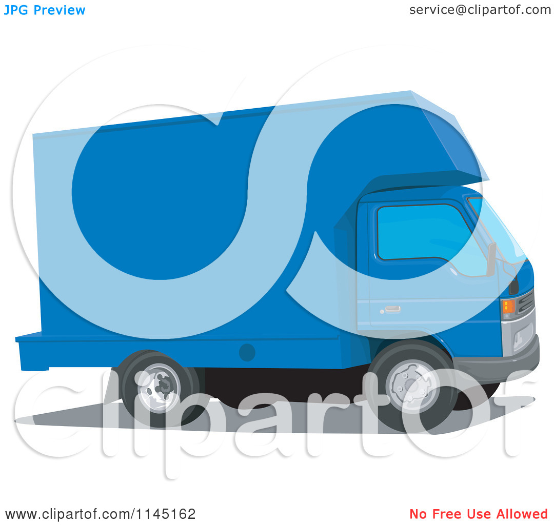 Blue Van Clipart