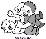 Boys Fighting Clipart   Cliparthut   Free Clipart