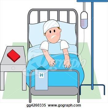 Man In Hospital Bed Gg4260335 Hospital Room Clipart