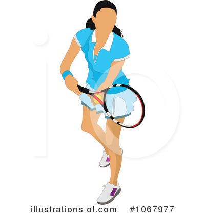 Cartoon Tennis Players Icon Royalty Free Cliparts Vectors And Stock