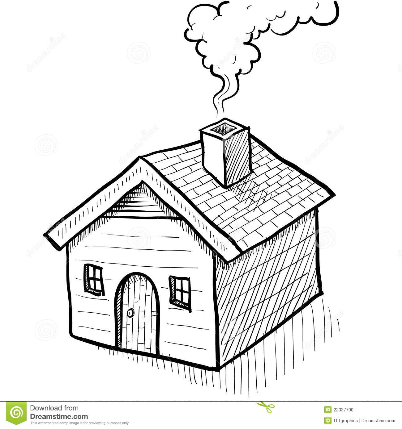 Chimney Smoke Clipart With Smoking Coming From