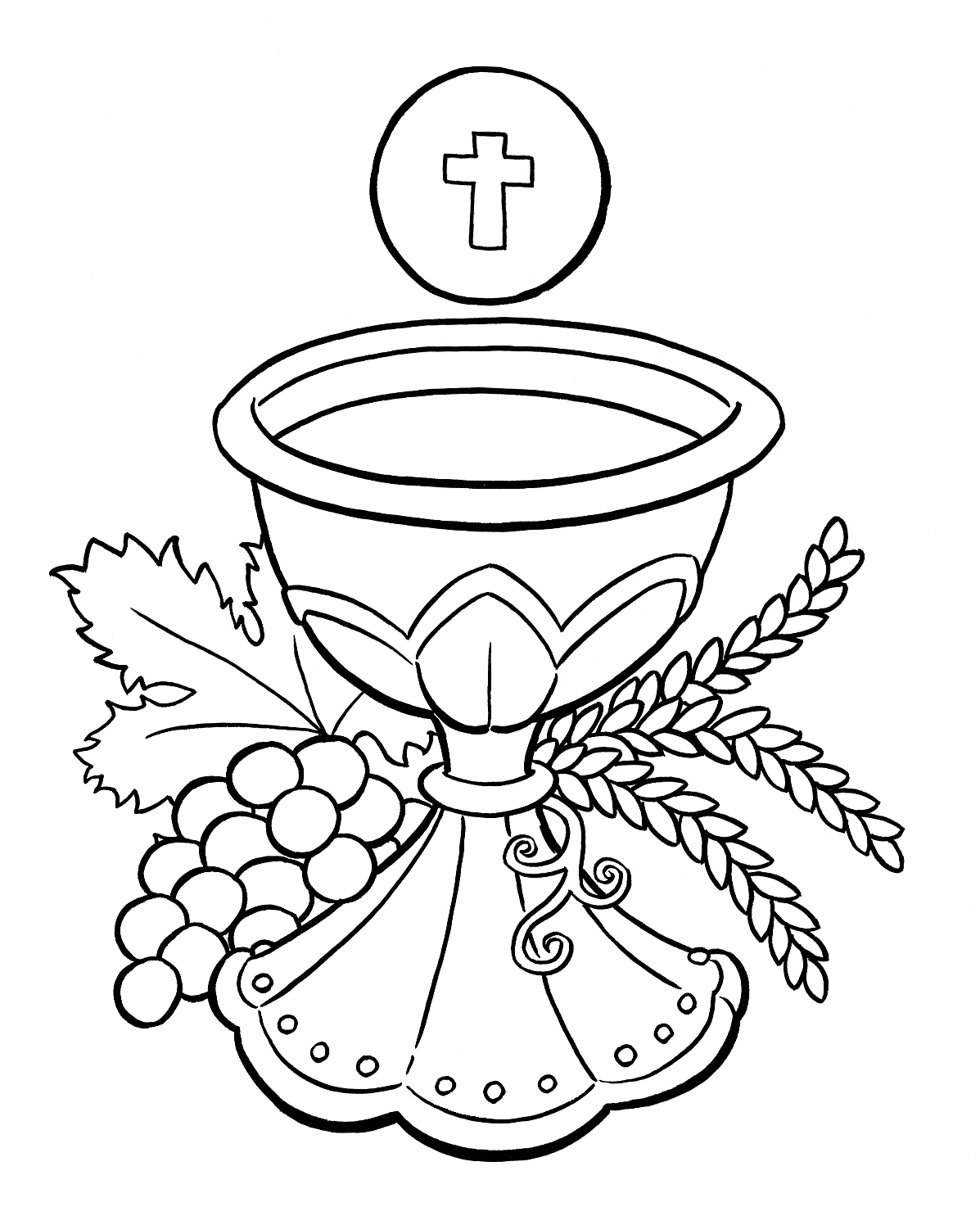 First Communion Chalice Clipart Communion Cup Clip Art