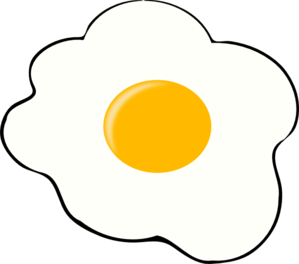 Fried Egg Clipart Black And White   Clipart Panda   Free Clipart