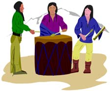 Native American Drummers