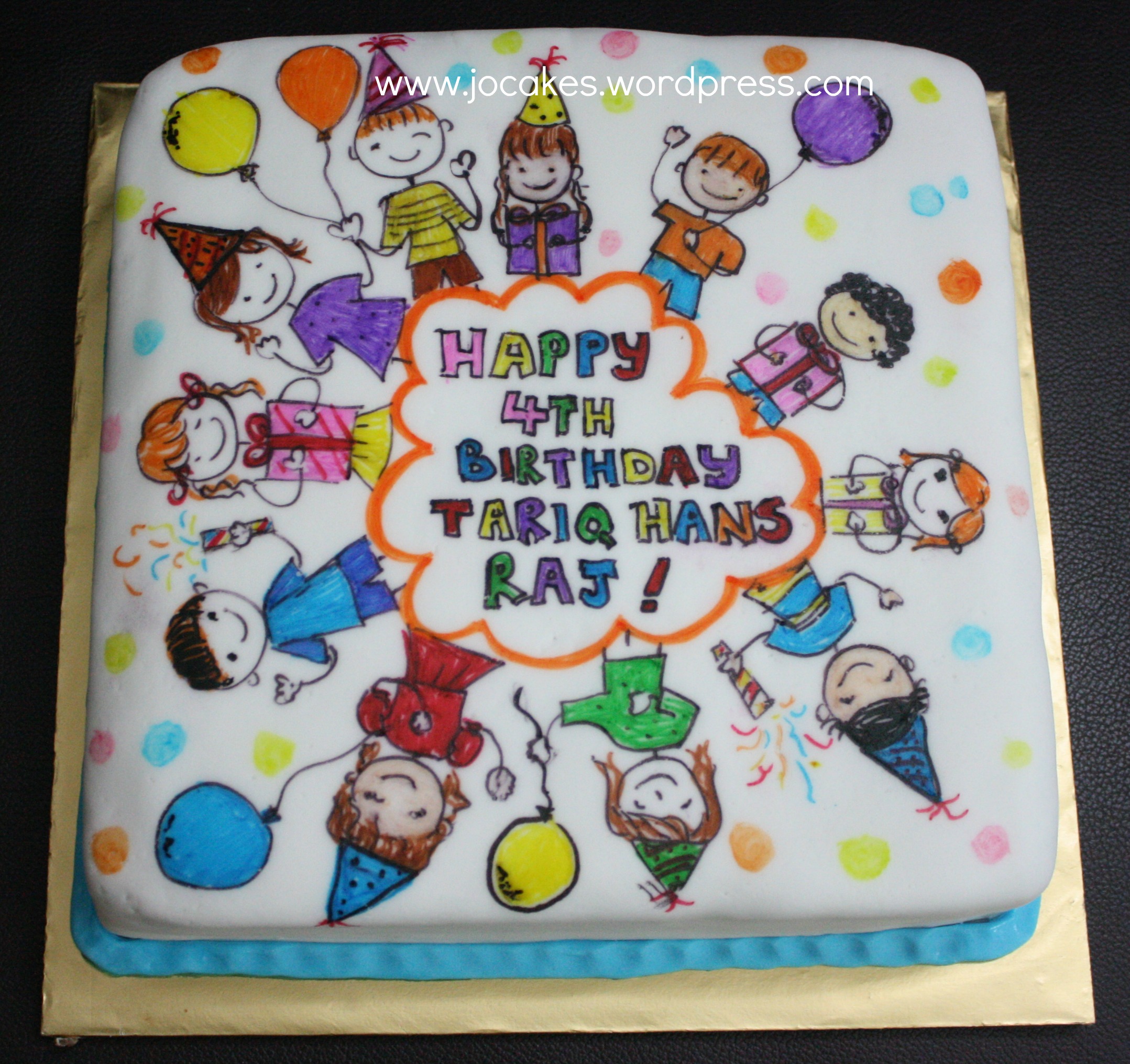 Cartoon Clipart Cake For 4 Year Old Boy    Jocakes