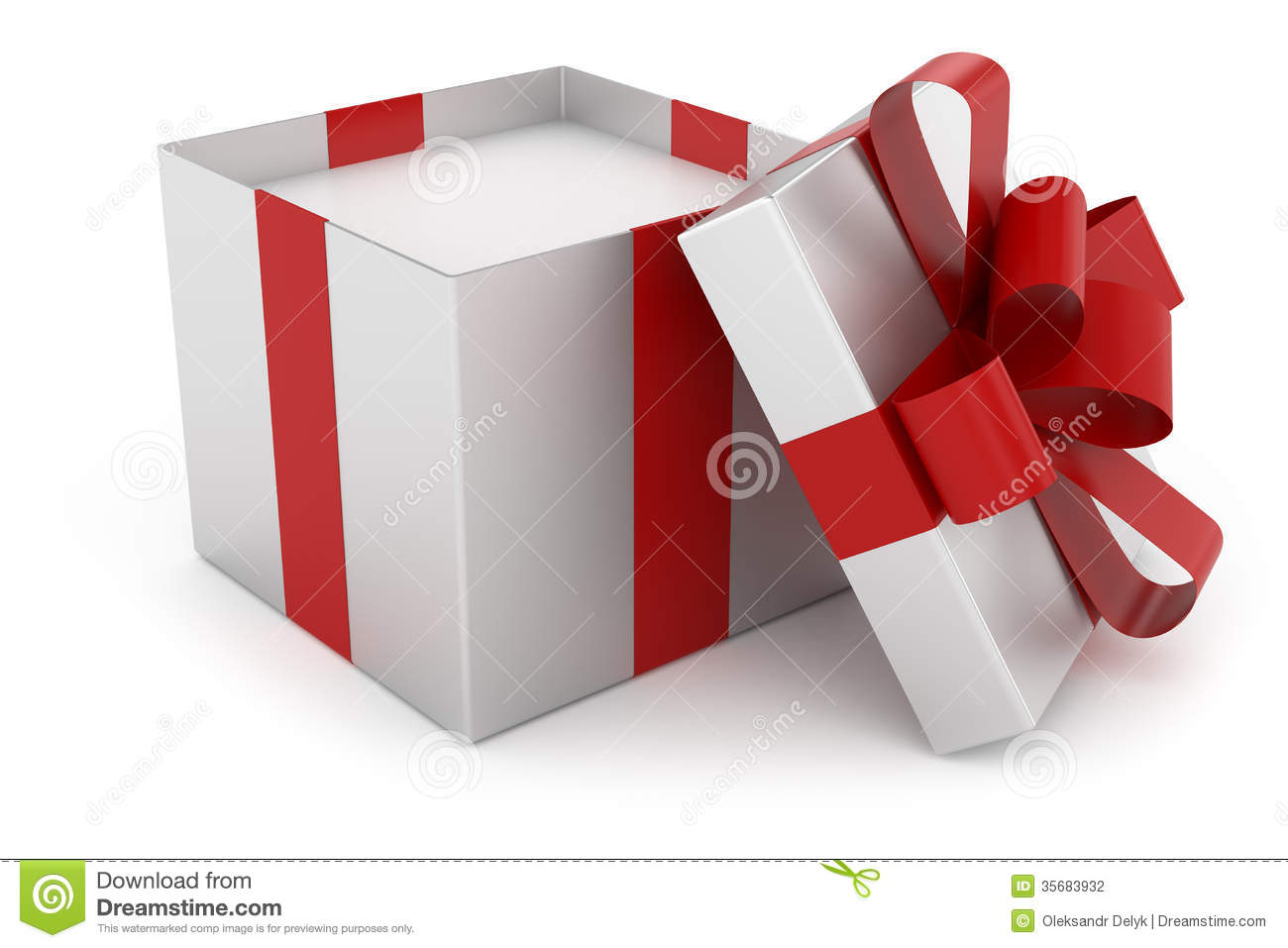 Open Gift Box Clipart Open Cap Of Silver Gift Box